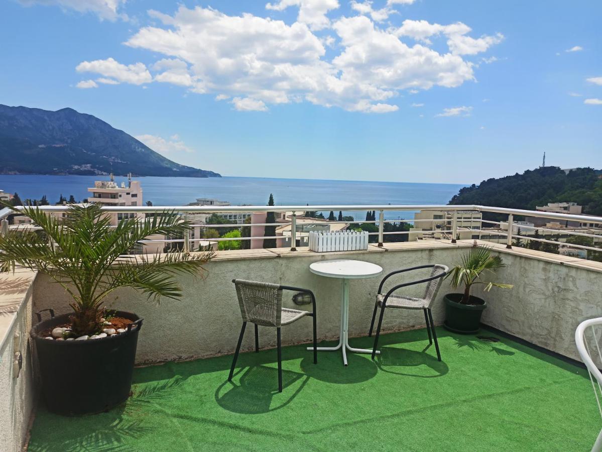 Apartments Mitende Budva Ngoại thất bức ảnh